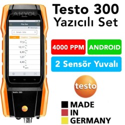 Testo 300 Baca Gaz Analiz Cihazı (Akıllı Dokunmatik Ekran) - 1