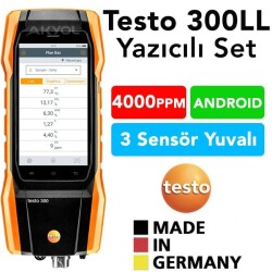 Testo 300 LL Baca Gazı Analiz Cihazı (Yazıcılı Set) - 1