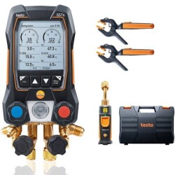 Testo 557S Akıllı Dijital Manifold Seti '4 Yollu Valf' - 1