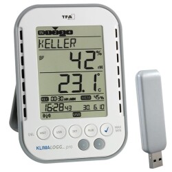 TFA 30.3039 Klimalogg Pro Sıcaklık ve Nem Kayıt Cihazı - 1