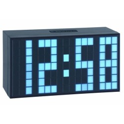 TFA 98.1082.02 ''Time Block'' Led Işıklı Çalar Saat - 1