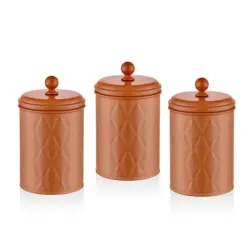 The Mia Prizma Çay Şeker Kahve Kavanozu Terracota 1 Lt (PZM0070) - 1