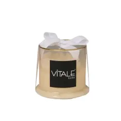 Vitale Bardak İçi Mum Çiçek Dekorlu 190gr (AK.JS0026) - 1