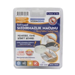 Vodaseal Kauçuk Sızdırmazlık Macunu Beyaz 4,5mm 8 Metre (78 0370) - 1