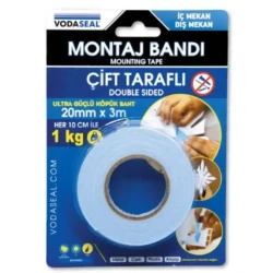 Vodaseal Superfix Çift Taraflı Montaj Bandı Beyaz 20mm 3mt (78 0574) - 1