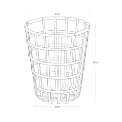 Yamazaki Çamaşır Sepeti Yuvarlak (YM 3356) - 4